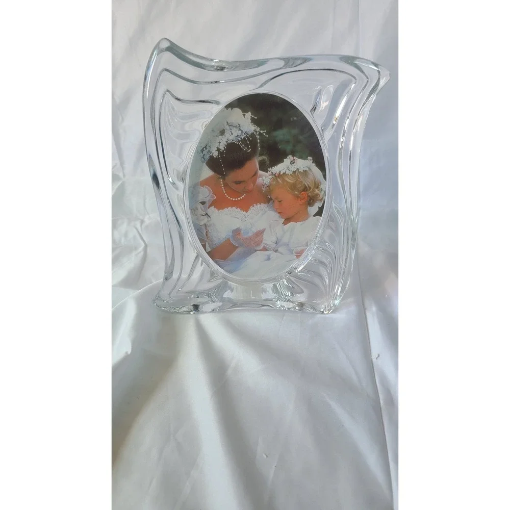 Mikasa Emotion Crystal Picture Frame 4.5x6.5 Elegant Glass Decor Japan
